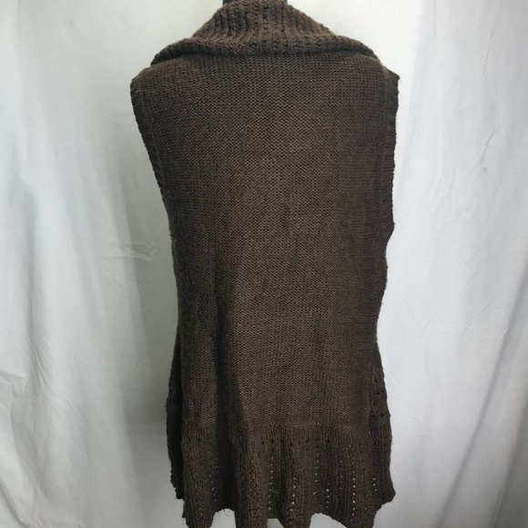 a.n.a. New Approach Brown Sweater Vest Size Large - Picture 3 of 4